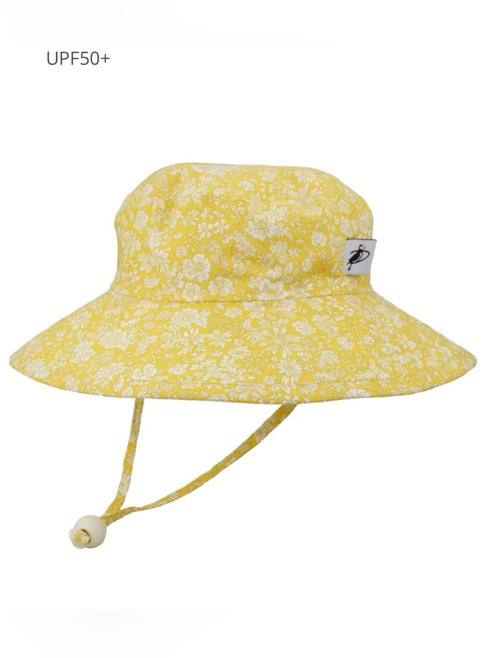 2-Pack Puffin Gear x Liberty of London UPF50+ Kids Sunhat in Emily Belle Yellow